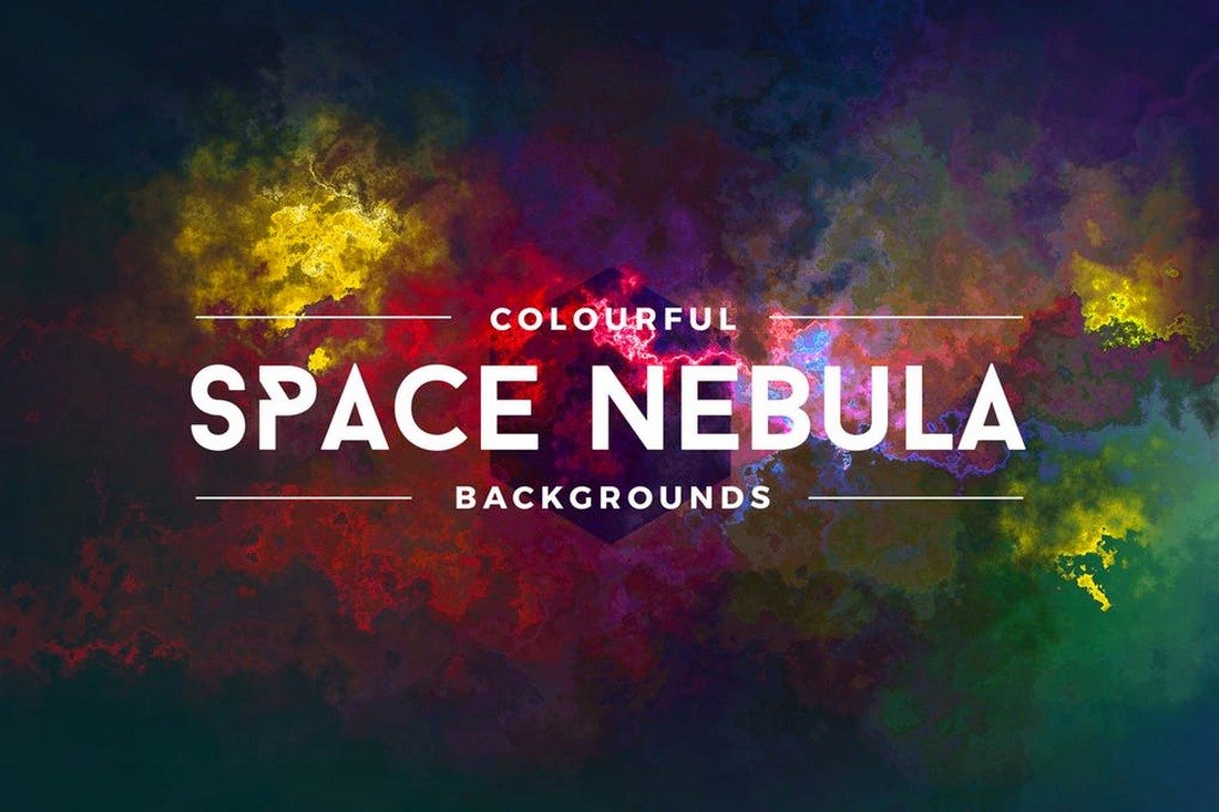 Colorful Space Nebula Backgrounds