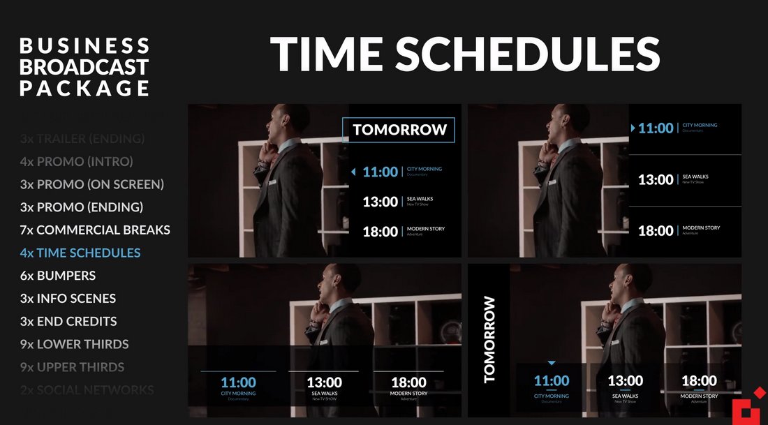 Business Broadcast Pack - Premiere Pro Template
