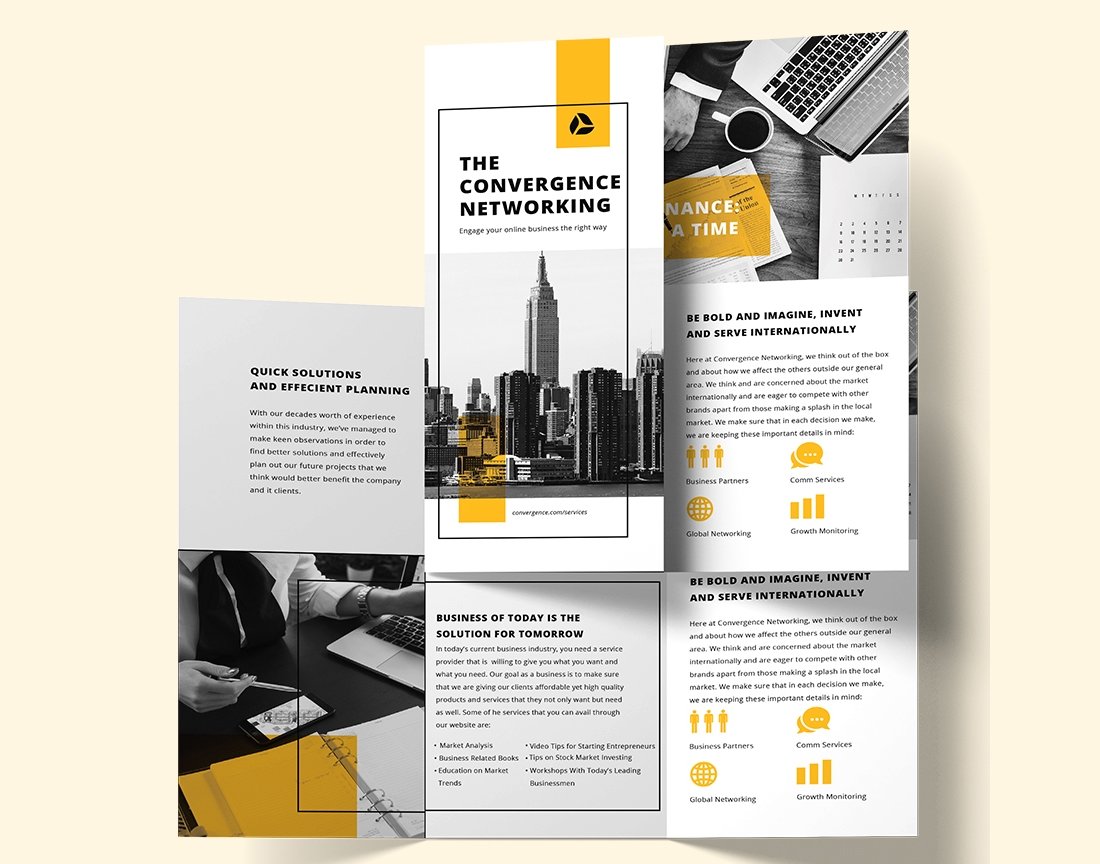 Free Business Marketing Brochure Word Template