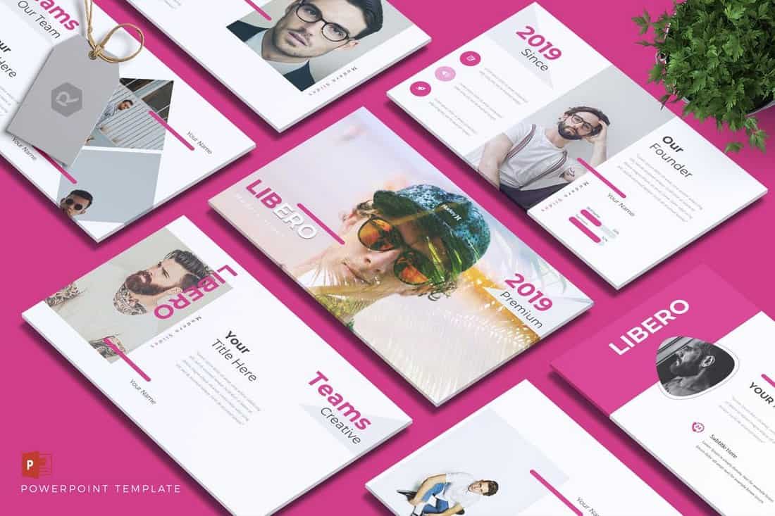 LIBERO – Company Profile PowerPoint Template