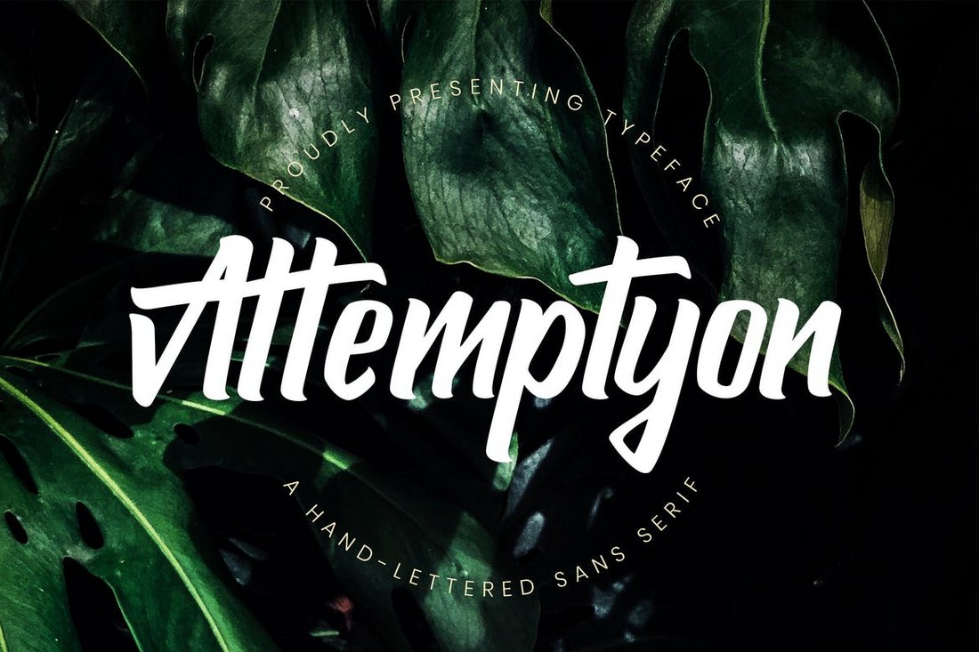 Attemptyon – Modern Sans Serif Typeface