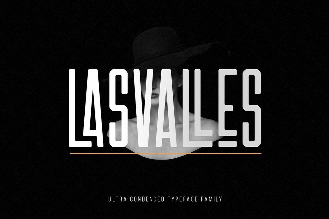 Las Valles – Ultra Condensed Fonts