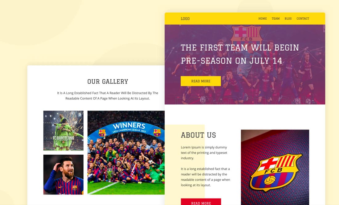 Football Email Newsletter