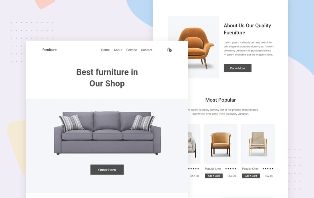 Furniture Sale Email Newsletter