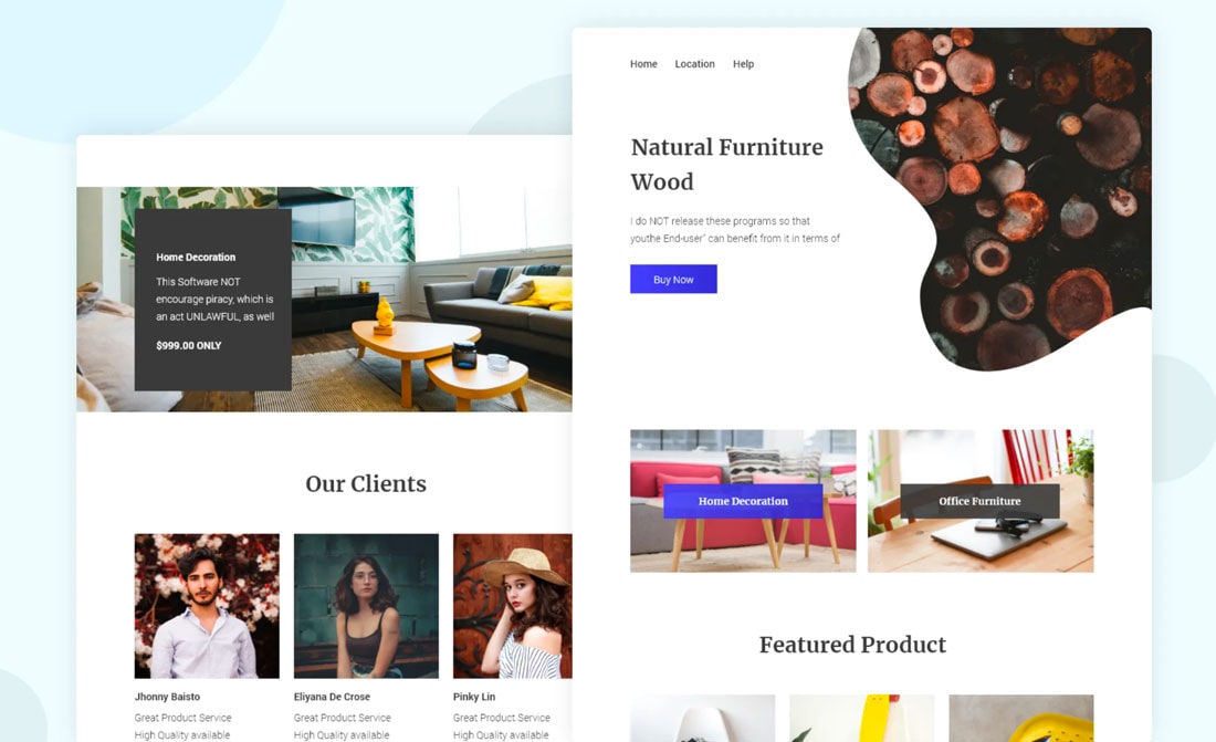 Wood Market Email Newsletter