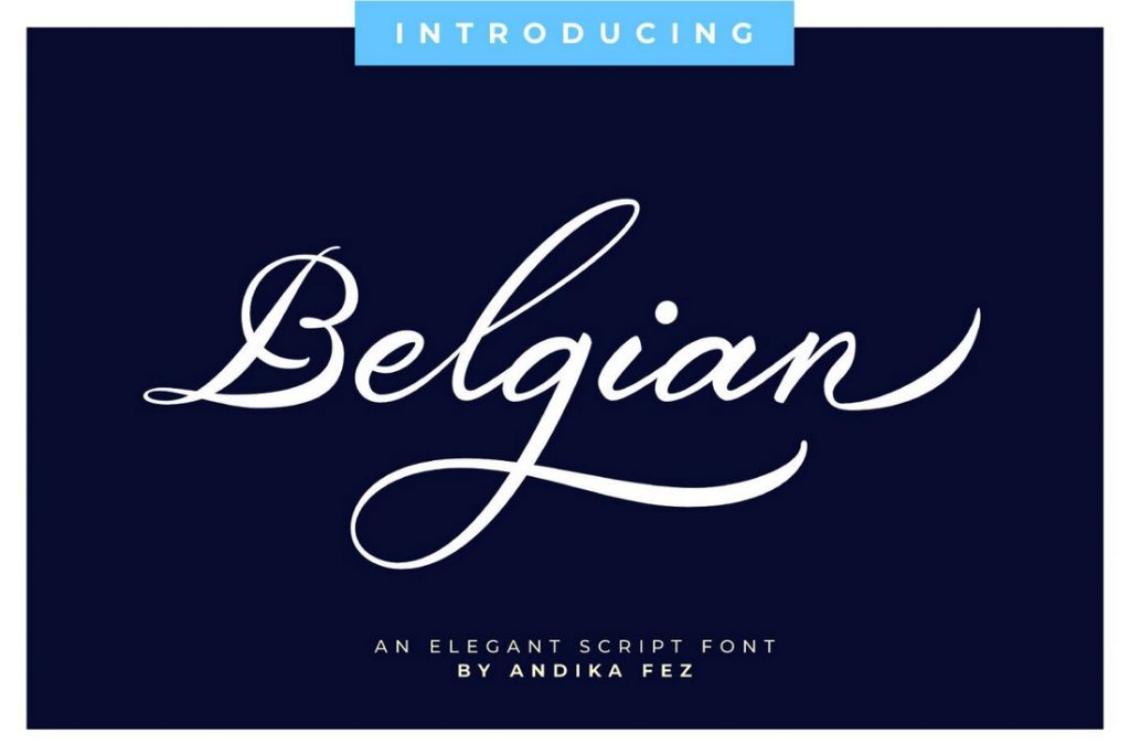 Belgian Signature – Free Elegant Script Font