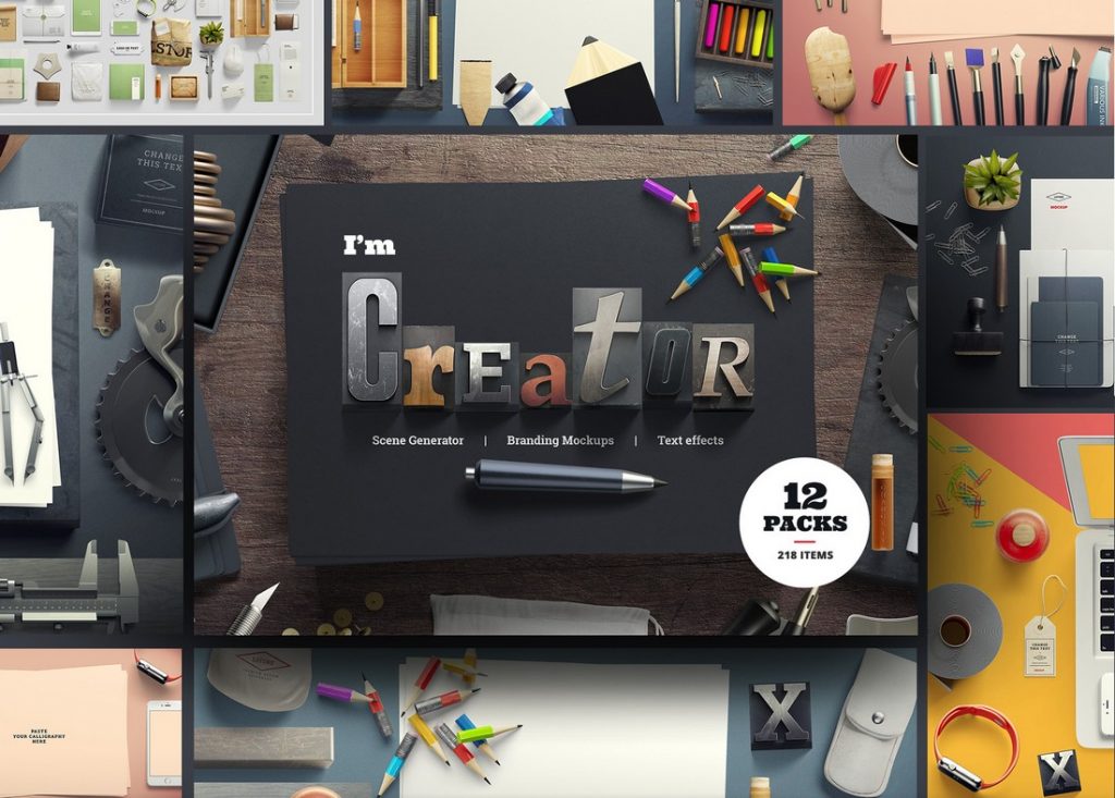 I am Creator – Free Mockup Scene Generator