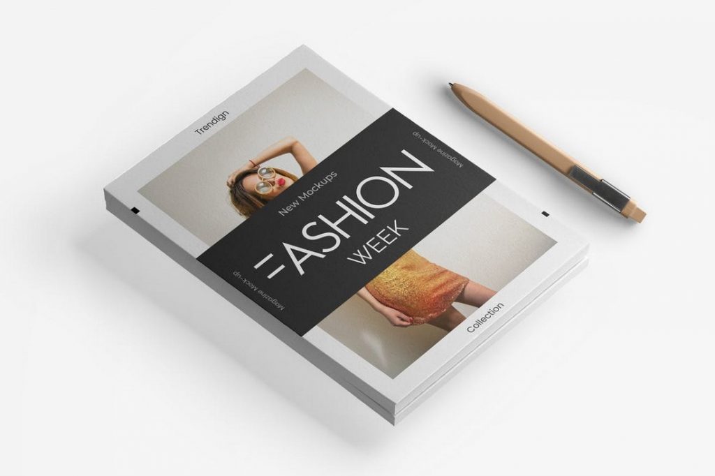 Modern Magazine Cover Mockup