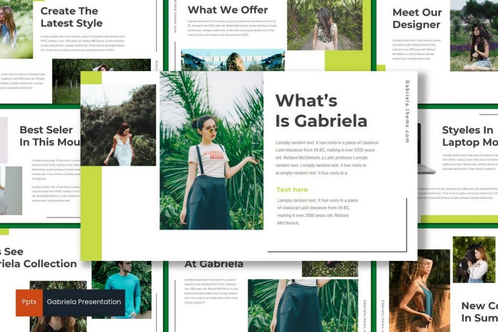 Gabriela – Modern PowerPoint Template