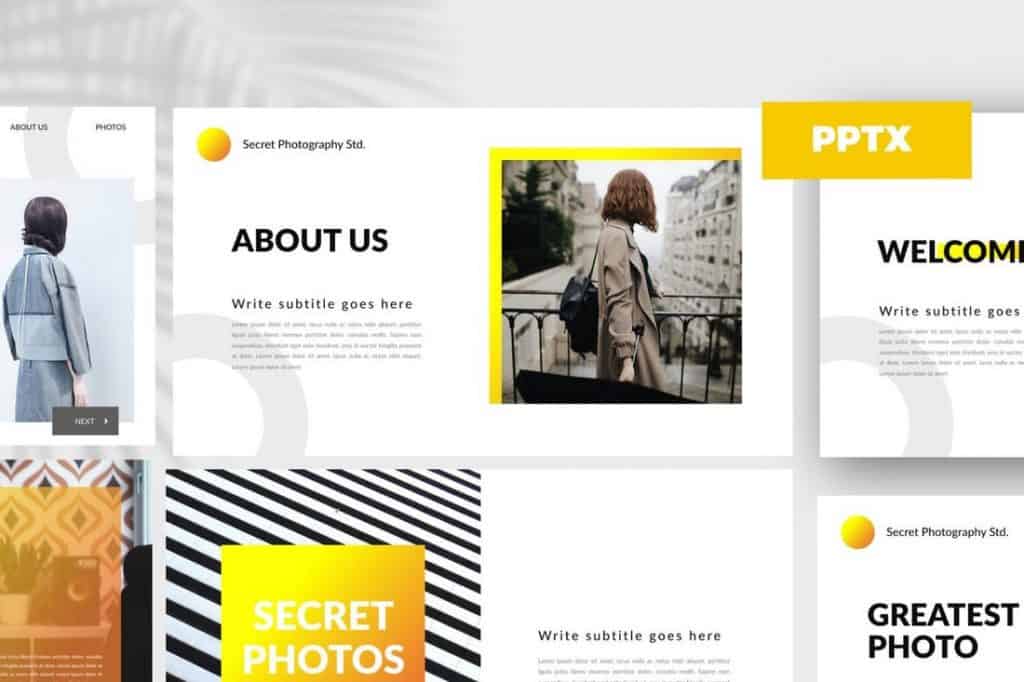 SCRET – Minimal PowerPoint Template