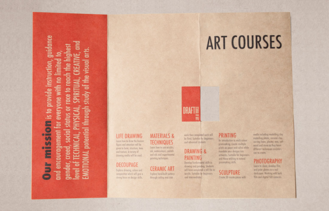 Typography-Driven Brochure Design Ideas