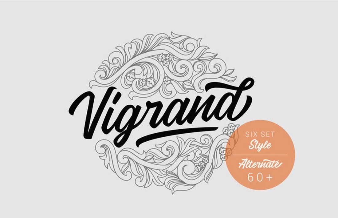 Vigrand – Free Stylish T-Shirt Font