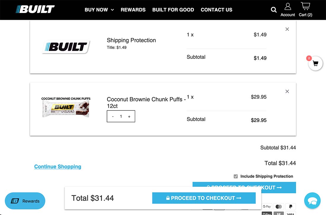 Products Should Never Sneak into the Cart