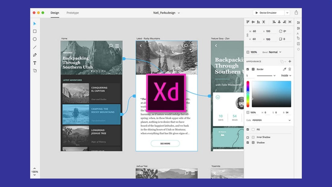 Adobe XD Prototyping