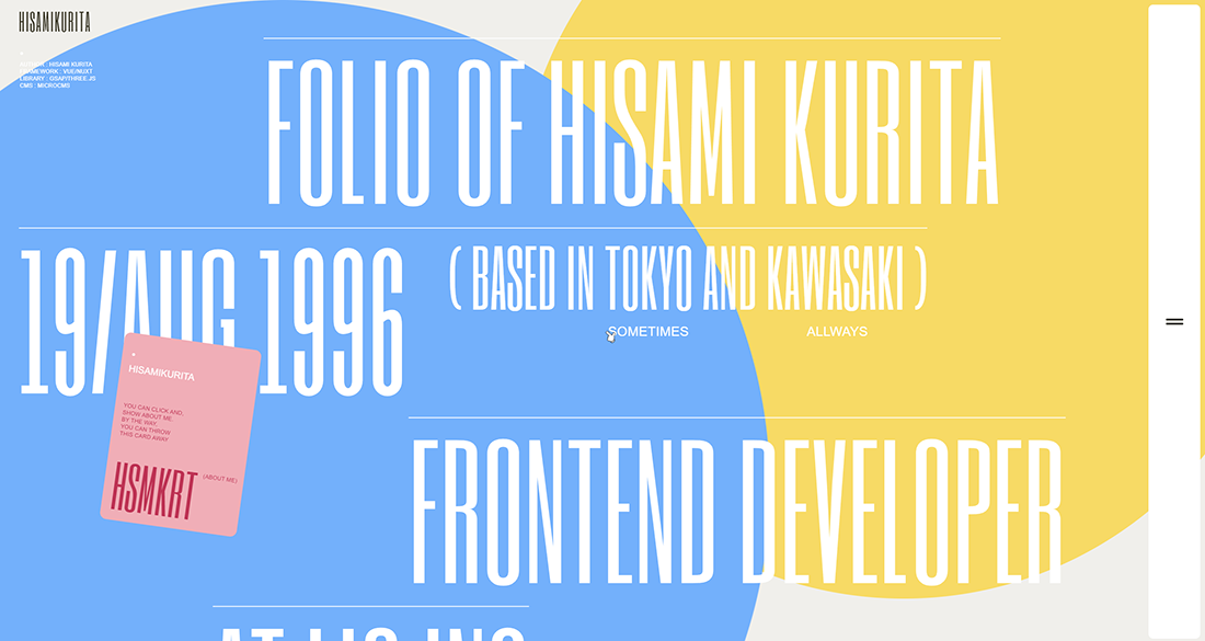Hisamikurita Portfolio