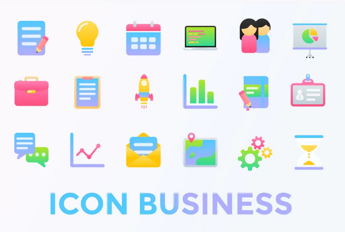 Gradient Colors in Icon Design